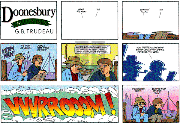Doonesbury on Sunday September 22, 1991 Comic Strip