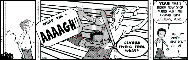 The Boondocks on Thursday February 21, 2008 Comic Strip