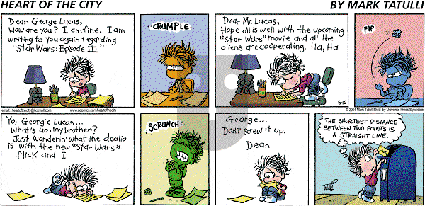Heart of the City on Thursday June 17, 2004 Comic Strip