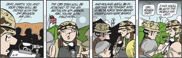Doonesbury on Wednesday February 19, 2003 Comic Strip
