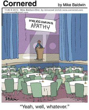 Cornered on Thursday November 26, 2015 Comic Strip