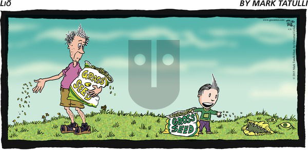 Lio on Sunday April 26, 2015 Comic Strip