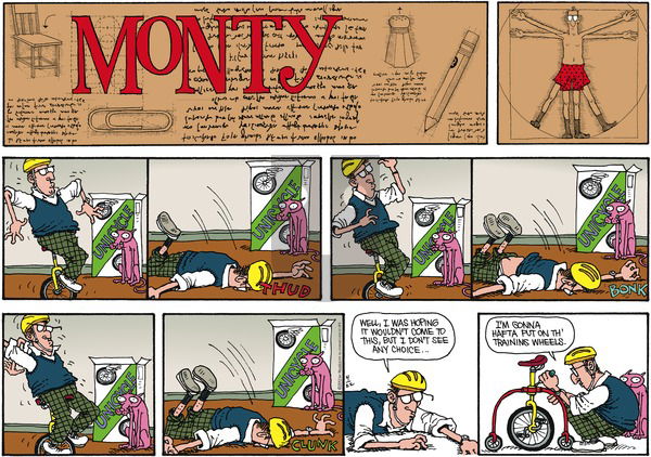 Monty on Sunday April 22, 2012 Comic Strip