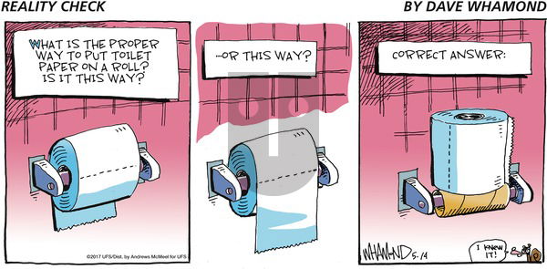 Reality Check on Sunday May 14, 2017 Comic Strip