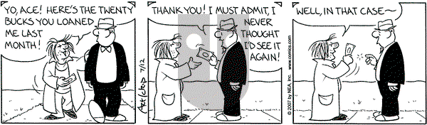 The Born Loser on Thursday July 12, 2007 Comic Strip