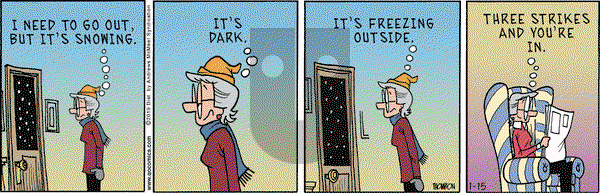 Grand Avenue on Tuesday January 15, 2019 Comic Strip