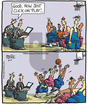 In the Bleachers on Saturday March 7, 2009 Comic Strip