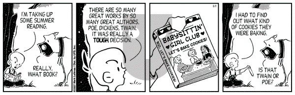 Cow and Boy Classics on Saturday August 11, 2007 Comic Strip