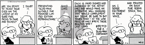 FoxTrot on Wednesday May 6, 1992 Comic Strip