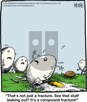 In the Bleachers on Thursday February 4, 2016 Comic Strip