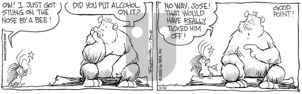 The Grizzwells on Saturday March 30, 2002 Comic Strip