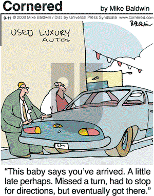 Cornered on Thursday September 11, 2003 Comic Strip