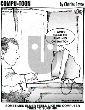 Compu-toon on Wednesday October 30, 2013 Comic Strip