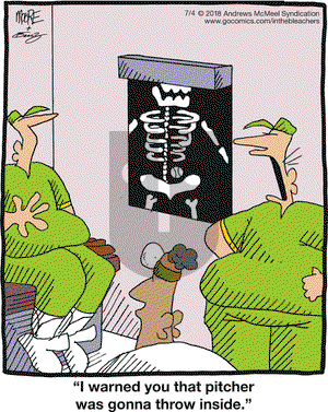 In the Bleachers on Wednesday July 4, 2018 Comic Strip