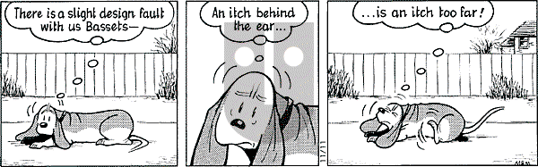 Fred Basset on Tuesday November 11, 2003 Comic Strip