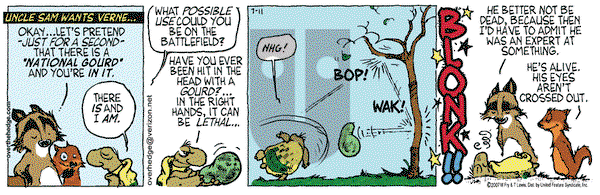 Over the Hedge on Wednesday July 11, 2007 Comic Strip