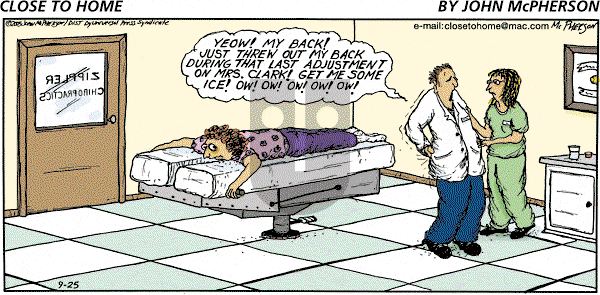 Close to Home on Sunday September 25, 2005 Comic Strip
