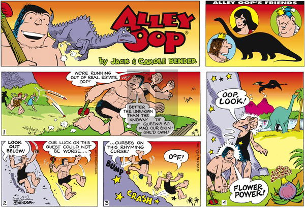 Alley Oop on Sunday December 2, 2001 Comic Strip