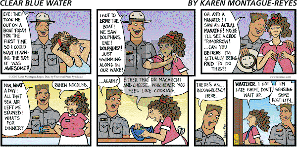 Clear Blue Water on Sunday April 30, 2006 Comic Strip