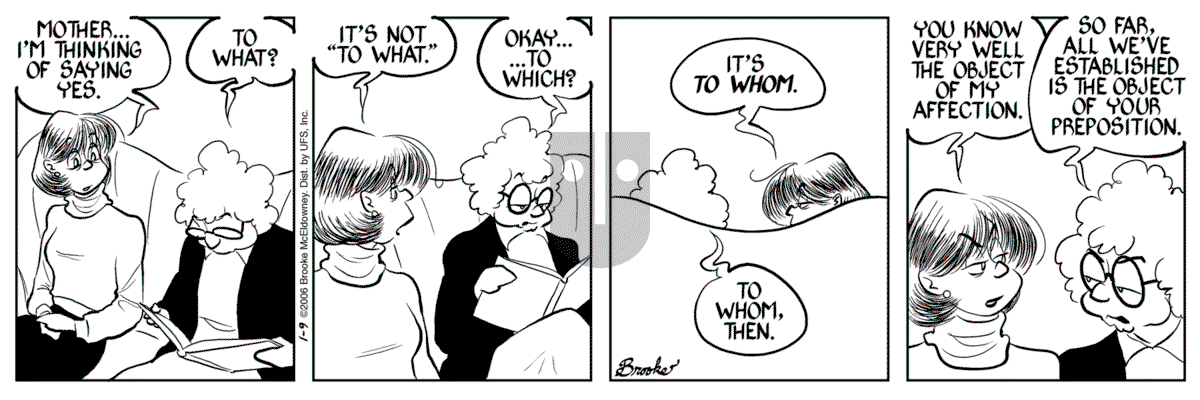 9 Chickweed Lane - Monday January 9, 2006 Comic Strip