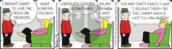 The Born Loser on Thursday October 22, 2015 Comic Strip
