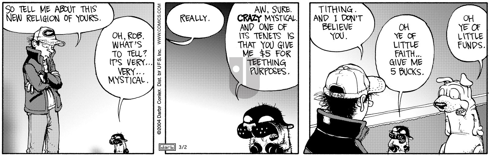 Get Fuzzy - Tuesday March 2, 2004 Comic Strip