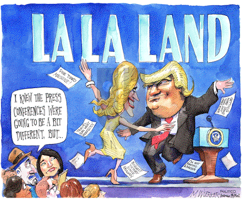 Matt Wuerker - Tuesday February 21, 2017 Comic Strip