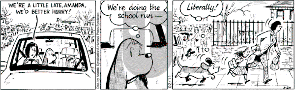 Fred Basset on Monday February 11, 2008 Comic Strip