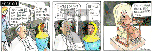 Francis on Monday September 2, 2024 Comic Strip