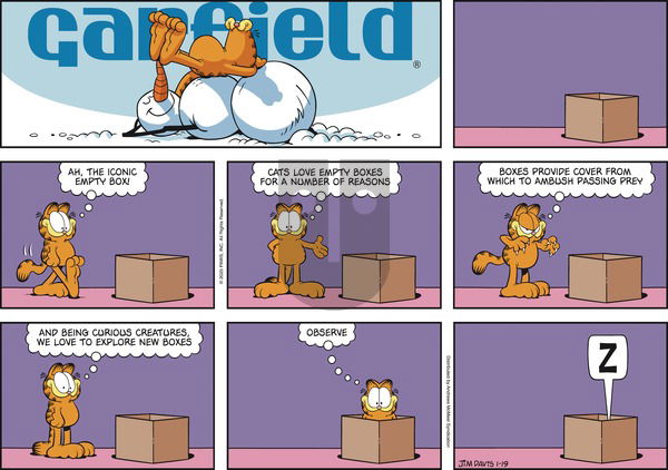 Garfield - Sunday January 19, 2025 Comic Strip