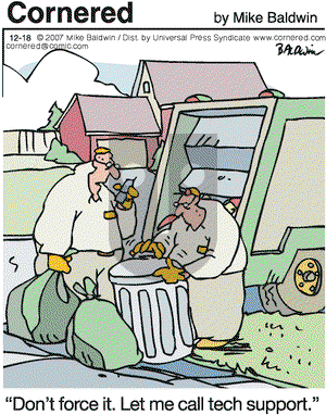 Cornered on Tuesday December 18, 2007 Comic Strip