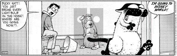 Get Fuzzy on Monday October 23, 2000 Comic Strip