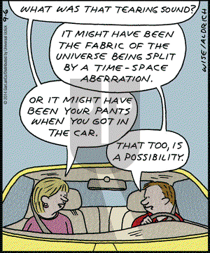 Real Life Adventures on Saturday September 6, 2014 Comic Strip