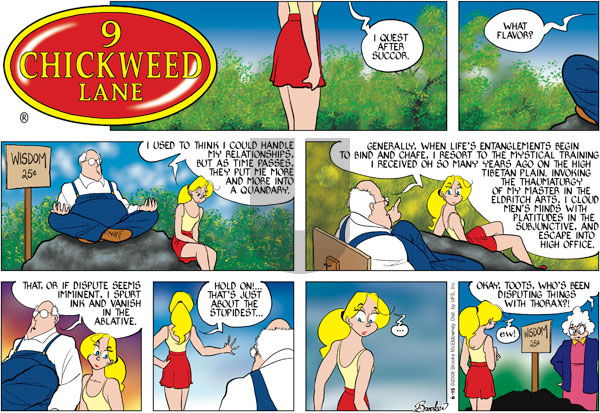 9 Chickweed Lane on Sunday June 15, 2008 Comic Strip