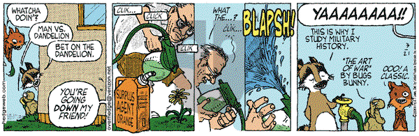 Over the Hedge on Tuesday March 21, 2006 Comic Strip