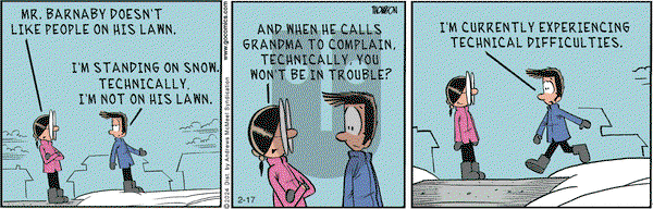 Grand Avenue on Saturday February 17, 2024 Comic Strip