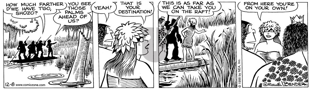 Alley Oop - Tuesday December 8, 1998 Comic Strip