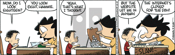 Baby Blues on Tuesday October 3, 2017 Comic Strip