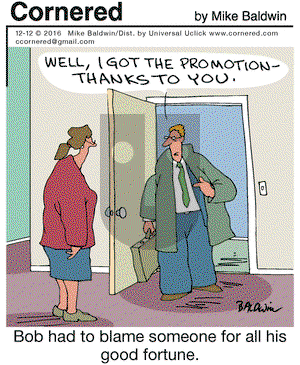 Cornered on Monday December 12, 2016 Comic Strip