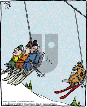 In the Bleachers on Thursday November 14, 2013 Comic Strip