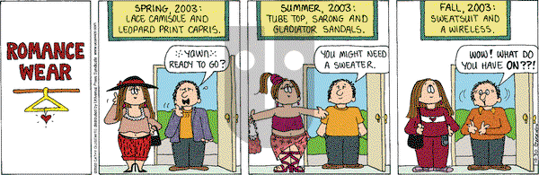 Cathy Classics on Thursday October 30, 2003 Comic Strip