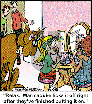 Marmaduke on Friday October 28, 2016 Comic Strip