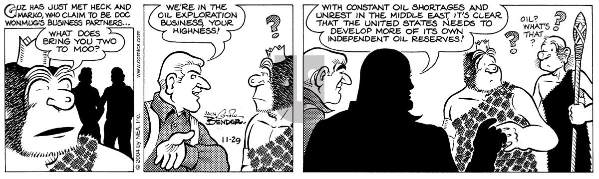 Alley Oop - Monday November 29, 2004 Comic Strip