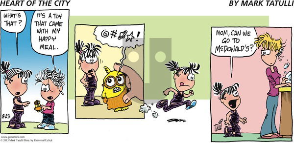 Heart of the City on Sunday August 23, 2015 Comic Strip