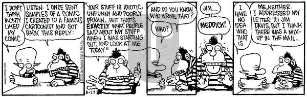 Monty on Wednesday August 27, 2003 Comic Strip