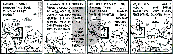 FoxTrot on Friday November 26, 1999 Comic Strip