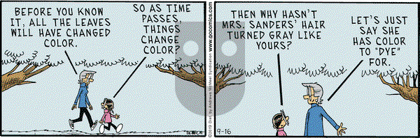 Grand Avenue on Monday September 16, 2019 Comic Strip