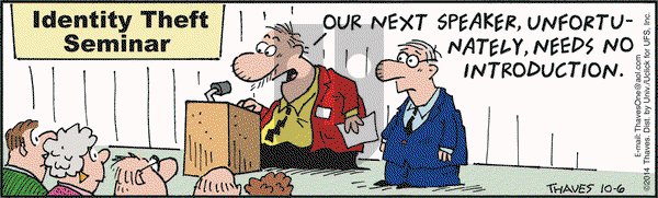 Frank and Ernest on Monday October 6, 2014 Comic Strip