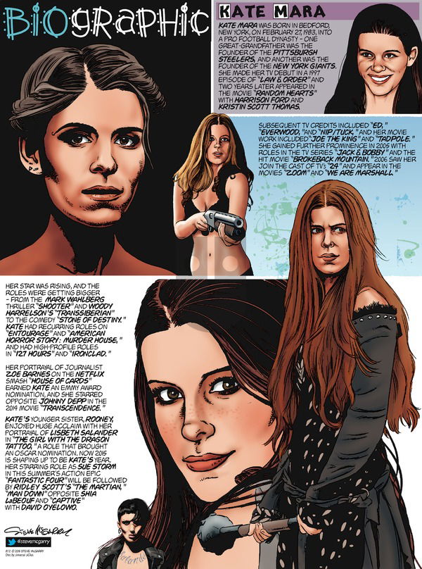 Biographic on Sunday August 2, 2015 Comic Strip
