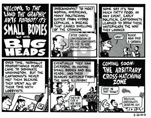 Ted Rall on Saturday June 24, 2000 Comic Strip